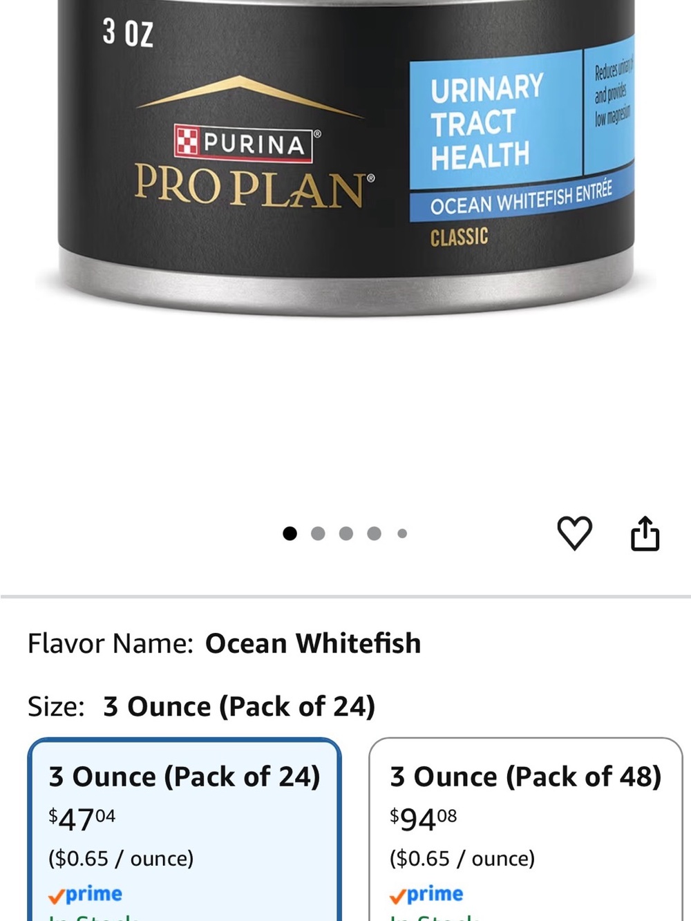 Purina Pro Plan Urinary Tract Health- Ocean Whitefish flavor